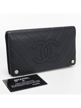 Chanel Wallet Bifold Leather
